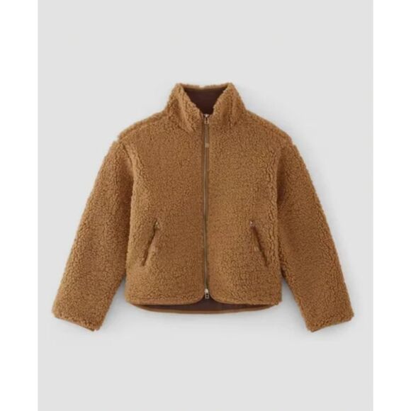 Everlane The ReNew Fleece Full Zip Shearling Inspired Fleece Teddy Bear Jacket L - Picture 11 of 11